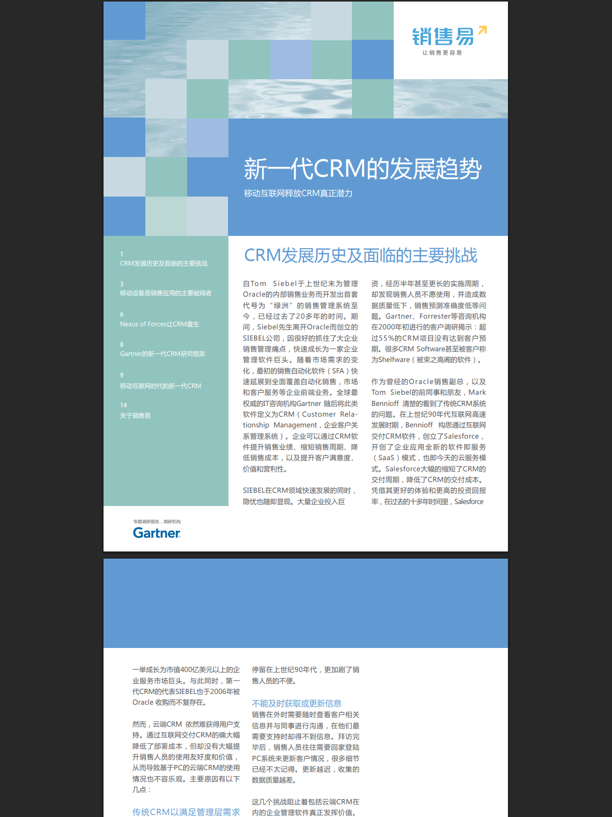 Gartner新一代CRM的发展趋势